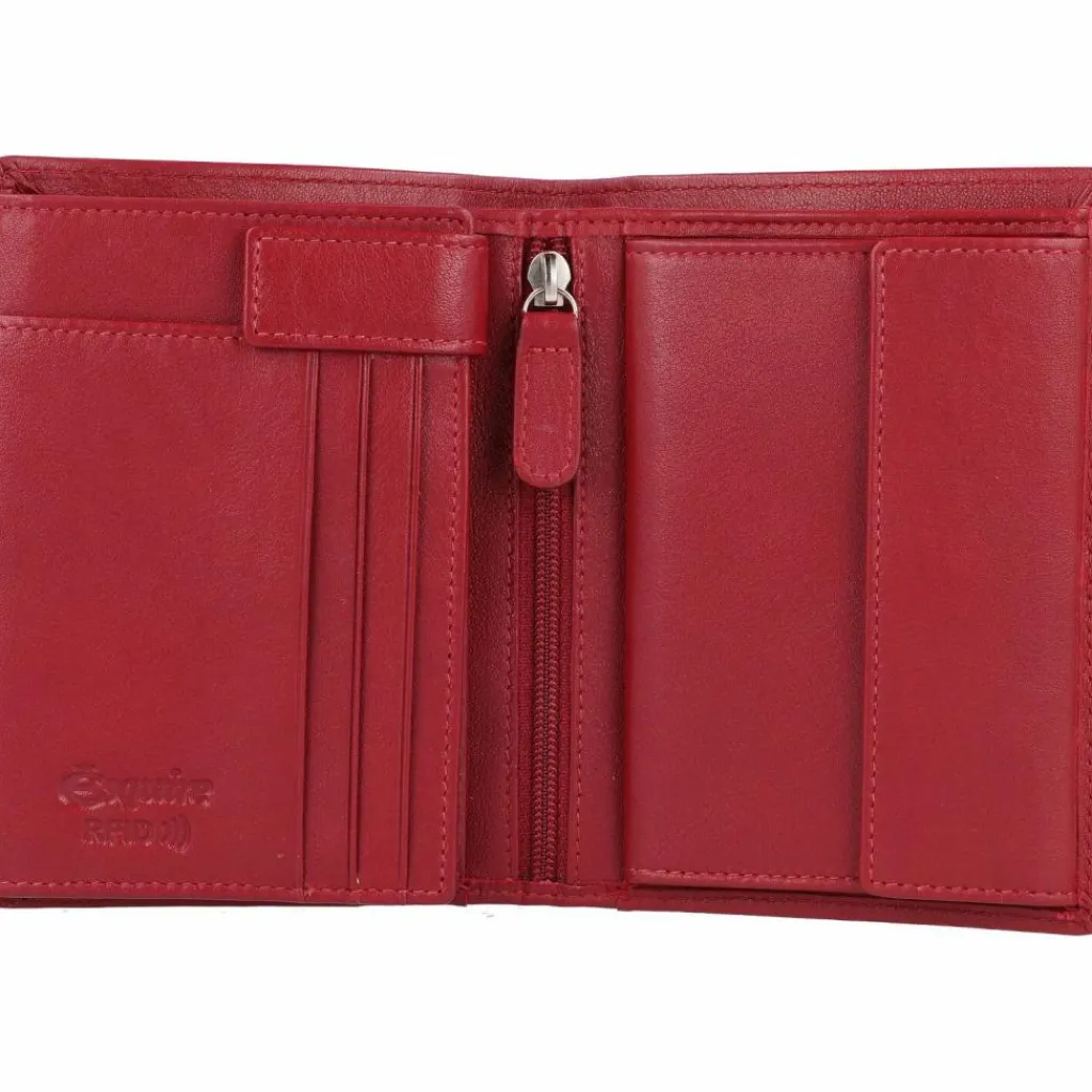 Clearance Esquire New Line Geldbörse RFID Leder 9,5 cm rot