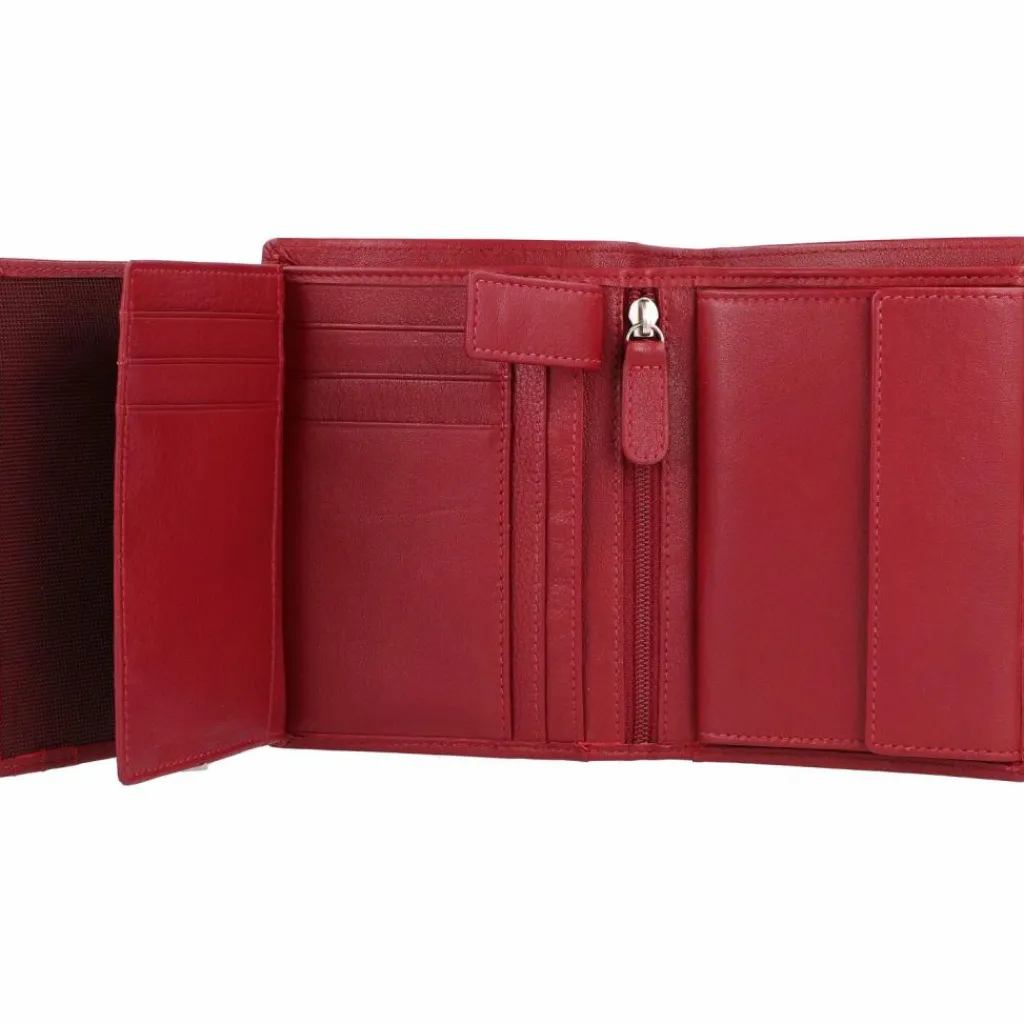 Clearance Esquire New Line Geldbörse RFID Leder 9,5 cm rot