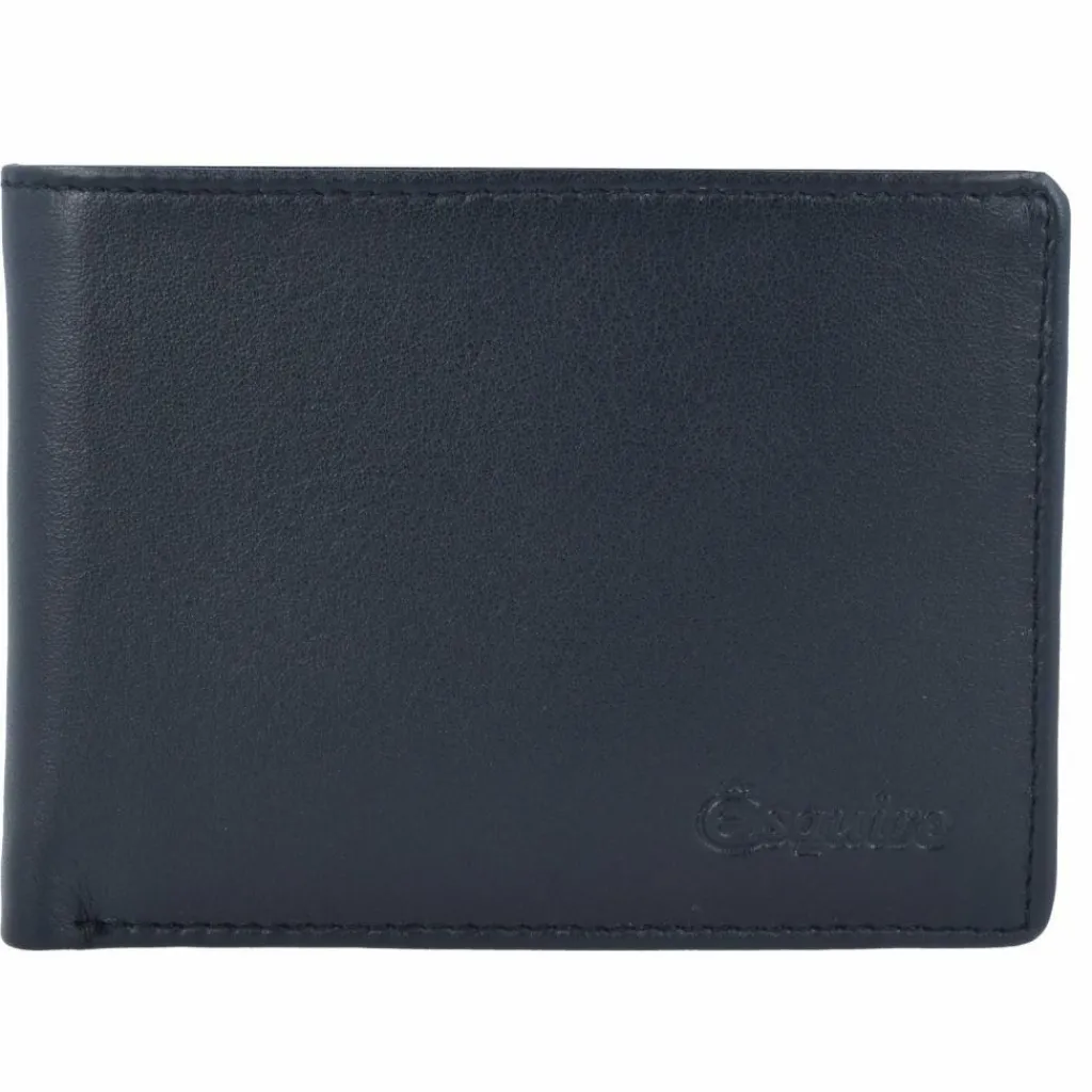 Esquire Herrengeldbörsen Querformat<New Line Geldbörse RFID Leder 10 cm schwarz