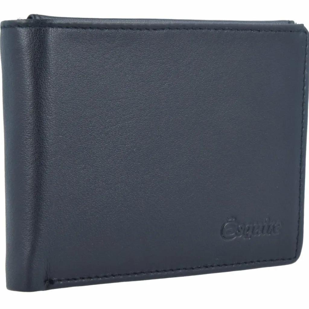 Esquire Herrengeldbörsen Querformat<New Line Geldbörse RFID Leder 10 cm schwarz