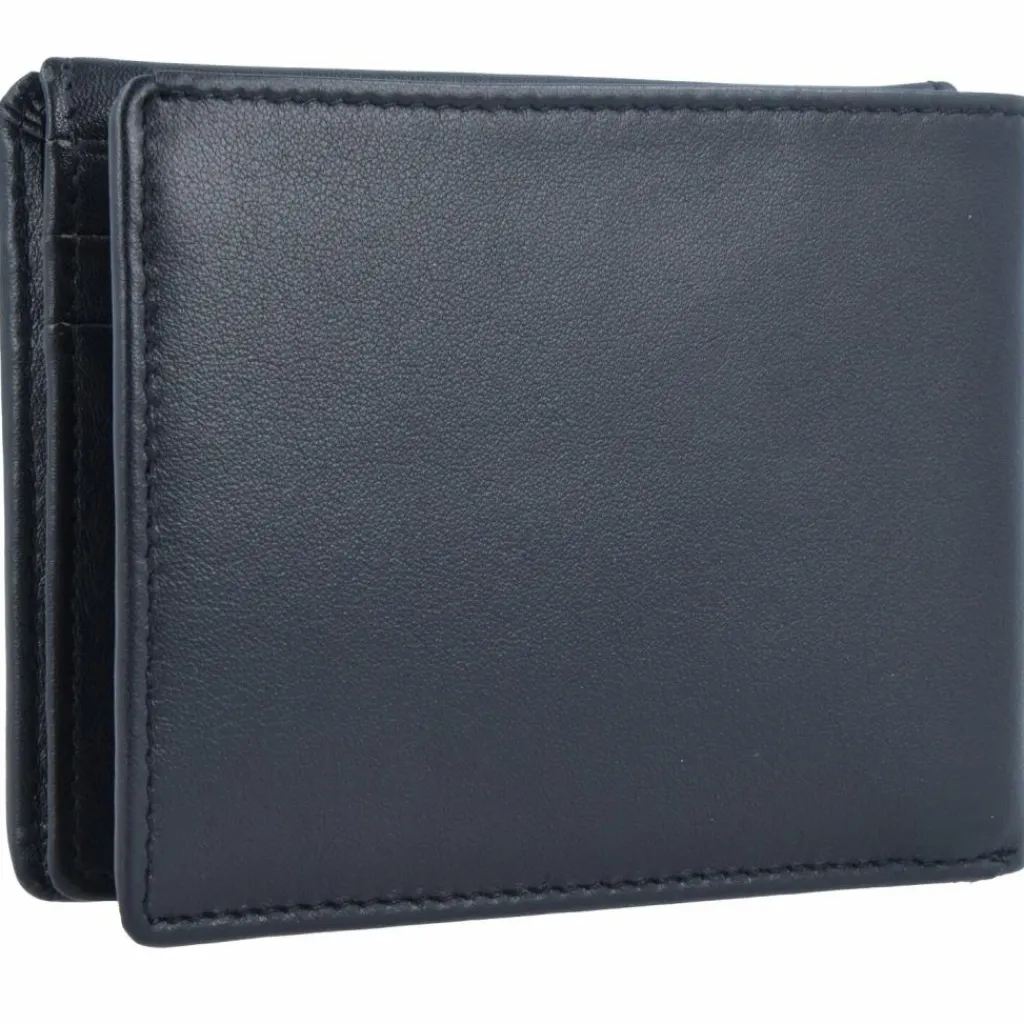 Esquire Herrengeldbörsen Querformat<New Line Geldbörse RFID Leder 10 cm schwarz