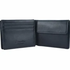 Esquire Herrengeldbörsen Querformat<New Line Geldbörse RFID Leder 10 cm schwarz