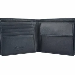 Best Esquire New Line Geldbörse RFID Schutz Leder 11.5 cm schwarz