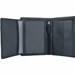 Hot Esquire New Line Geldbörse RFID Leder 10 cm schwarz