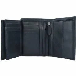 Hot Esquire New Line Geldbörse RFID Leder 10 cm schwarz