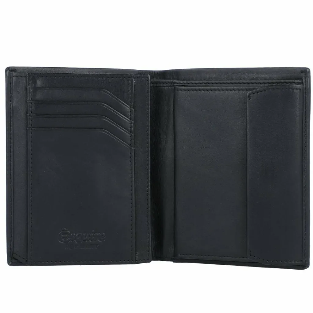 Outlet Esquire New Silk Geldbörse Leder 9,5 cm schwarz