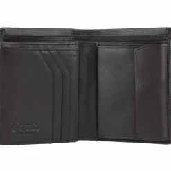 Esquire Herrengeldbörsen Hochformat<New Silk Geldbörse Leder 9 cm braun