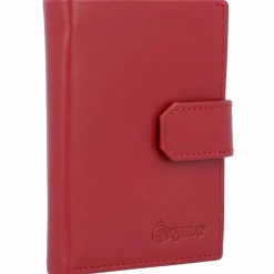 Esquire Herrengeldbörsen Hochformat<New Silk Geldbörse Leder 7,5 cm rot