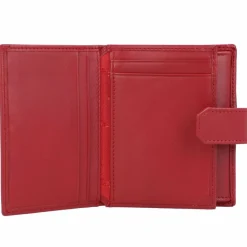 Esquire Herrengeldbörsen Hochformat<New Silk Geldbörse Leder 7,5 cm rot