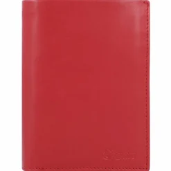 Best Esquire New Silk Geldbörse Leder 9 cm rot
