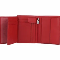 Best Esquire New Silk Geldbörse Leder 9 cm rot