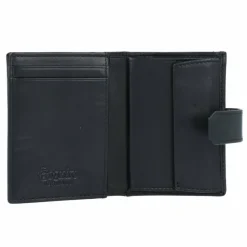 New Esquire New Silk Geldbörse Leder 7,5 cm schwarz