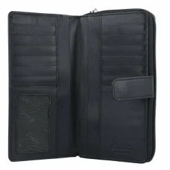 Online Esquire New Silk Geldbörse Leder 18 cm schwarz