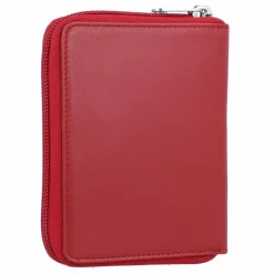Esquire Damengeldbörsen Hochformat<New Silk Geldbörse Leder 10 cm rot