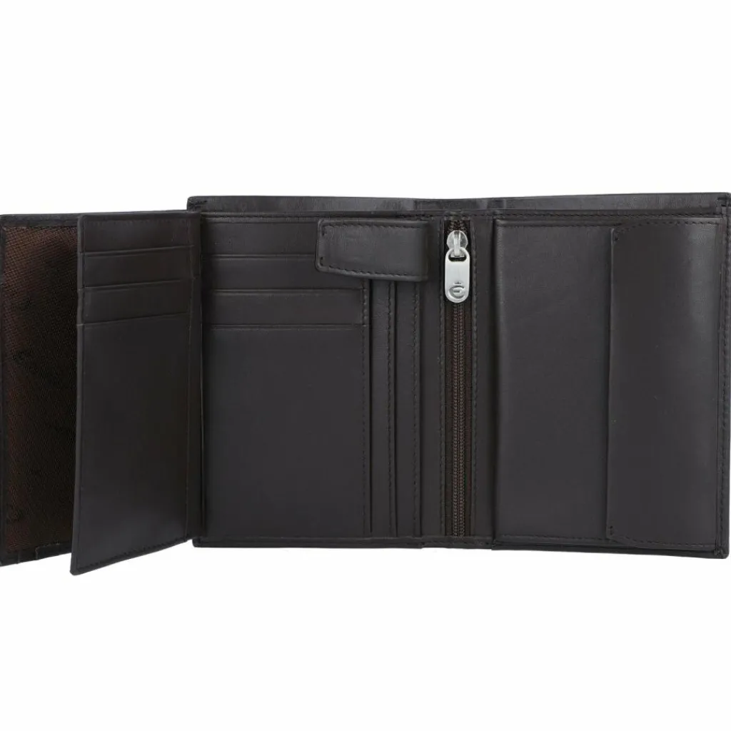 Best Esquire New Silk Geldbörse Leder 9 cm braun