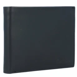 Best Esquire New Silk Geldbörse Leder 12 cm schwarz