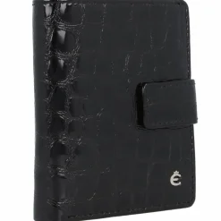 Esquire Nizza Geldbörse RFID Schutz Leder 9.5 cm schwarz