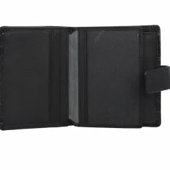 Esquire Nizza Geldbörse RFID Schutz Leder 9.5 cm schwarz