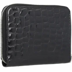 Esquire Damengeldbörsen Querformat<Nizza Geldbörse RFID Schutz Leder 15.5 cm schwarz