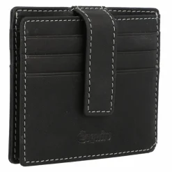 Discount Esquire Oslo Dallas Kreditkartenetui RFID Leder 9,5 cm schwarz