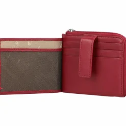 Esquire Visitenkartenetuis<Oslo Kreditkartenetui RFID Leder 10,5 cm rot