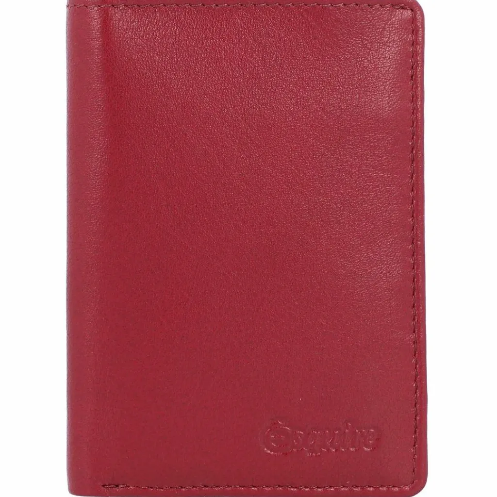 Esquire Visitenkartenetuis<Oslo Kreditkartenetui RFID Leder 7,5 cm rot