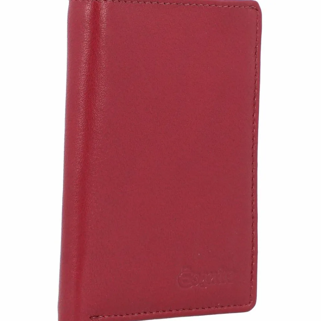 Esquire Visitenkartenetuis<Oslo Kreditkartenetui RFID Leder 7,5 cm rot