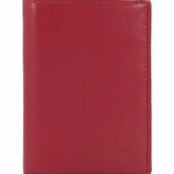 Clearance Esquire Oslo Kreditkartenetui RFID Leder 7,5 cm rot