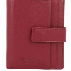 Esquire Oslo Kreditkartenetui RFID Leder 8 cm rot