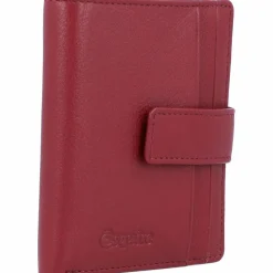 Esquire Oslo Kreditkartenetui RFID Leder 8 cm rot