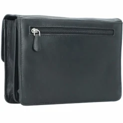 Esquire Herrentaschen<Oxford Handgelenktasche Leder 22 cm schwarz