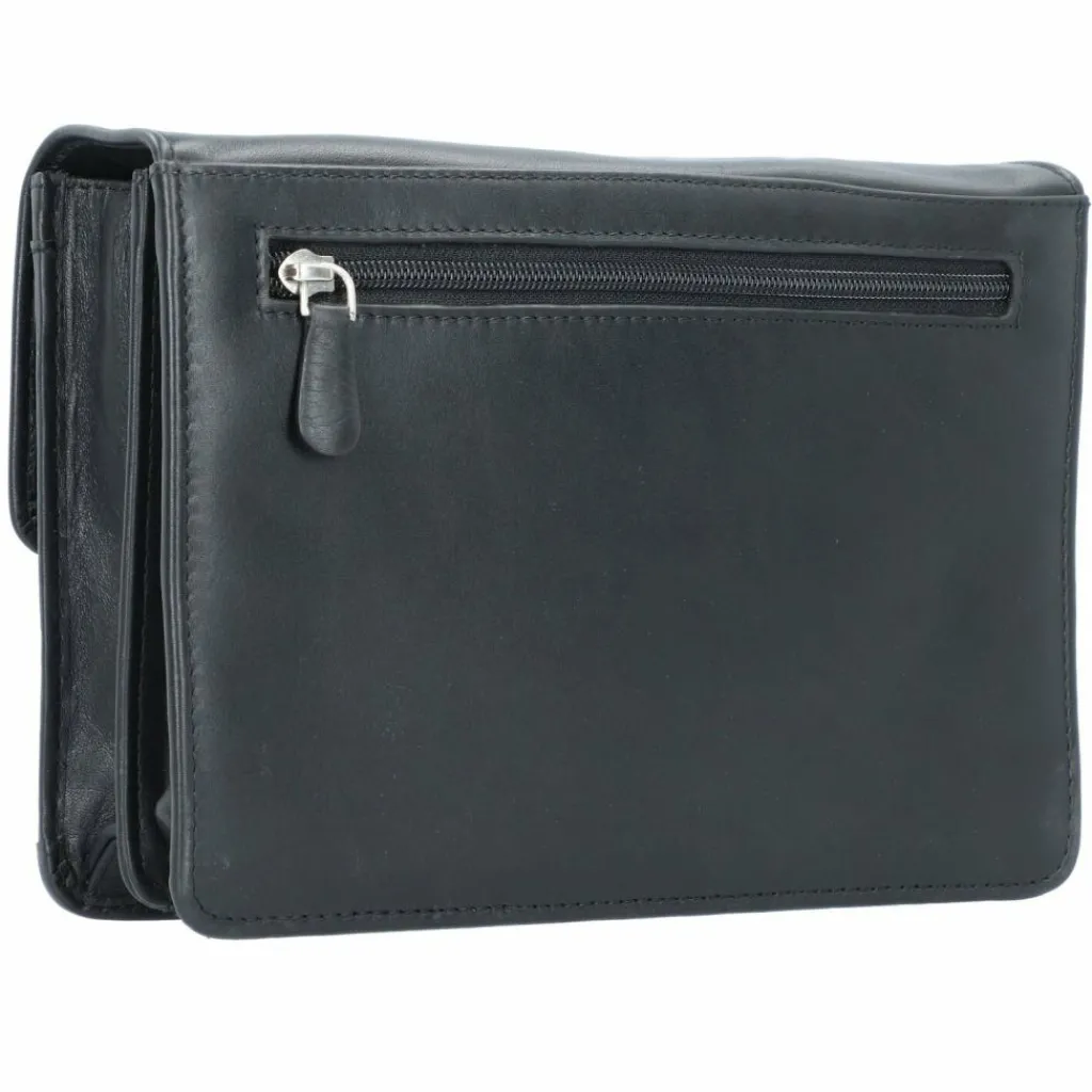 Esquire Herrentaschen<Oxford Handgelenktasche Leder 22 cm schwarz