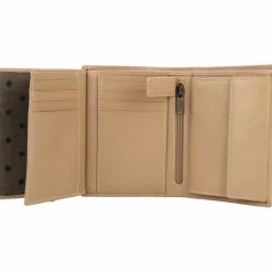 Esquire Damengeldbörsen Hochformat<Peru Geldbörse RFID Leder 9,5 cm taupe