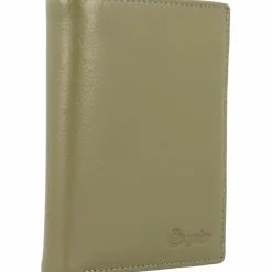 Esquire Damengeldbörsen Hochformat<Peru Geldbörse RFID Leder 9,5 cm olive