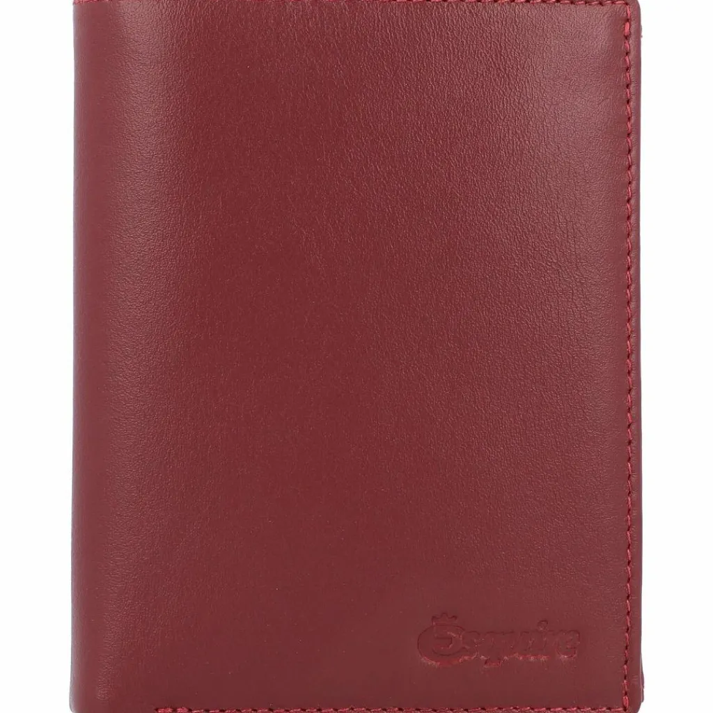 Esquire Damengeldbörsen Hochformat<Peru Geldbörse RFID Leder 9,5 cm rot