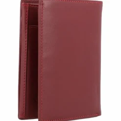 Esquire Damengeldbörsen Hochformat<Peru Geldbörse RFID Leder 9,5 cm rot