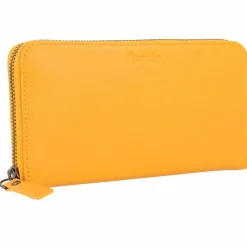 Esquire Damengeldbörsen Querformat<Peru Geldbörse RFID Leder 19 cm curry