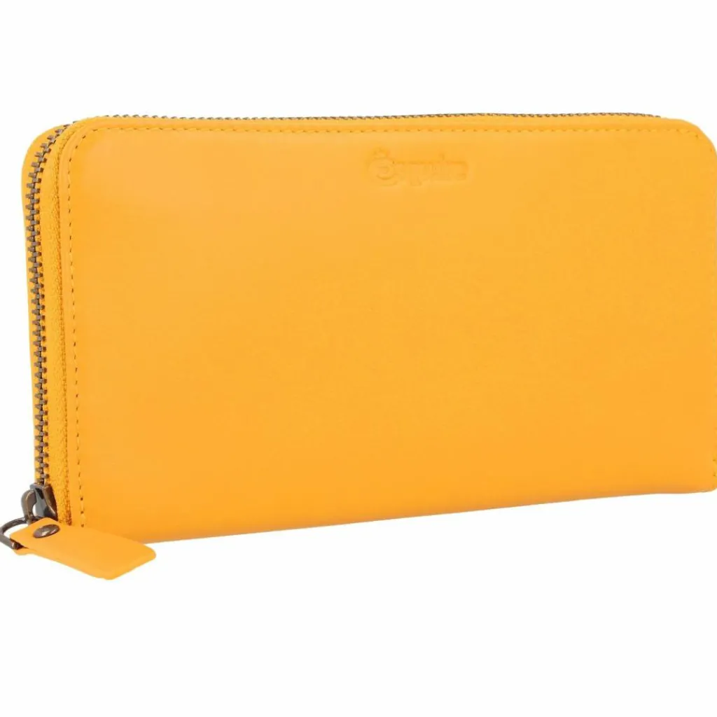 Esquire Damengeldbörsen Querformat<Peru Geldbörse RFID Leder 19 cm curry