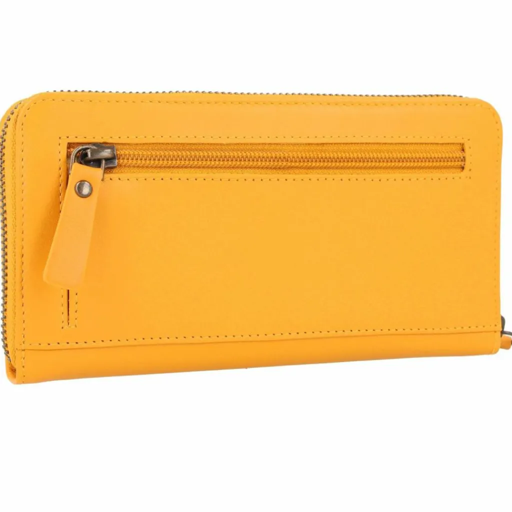 Esquire Damengeldbörsen Querformat<Peru Geldbörse RFID Leder 19 cm curry