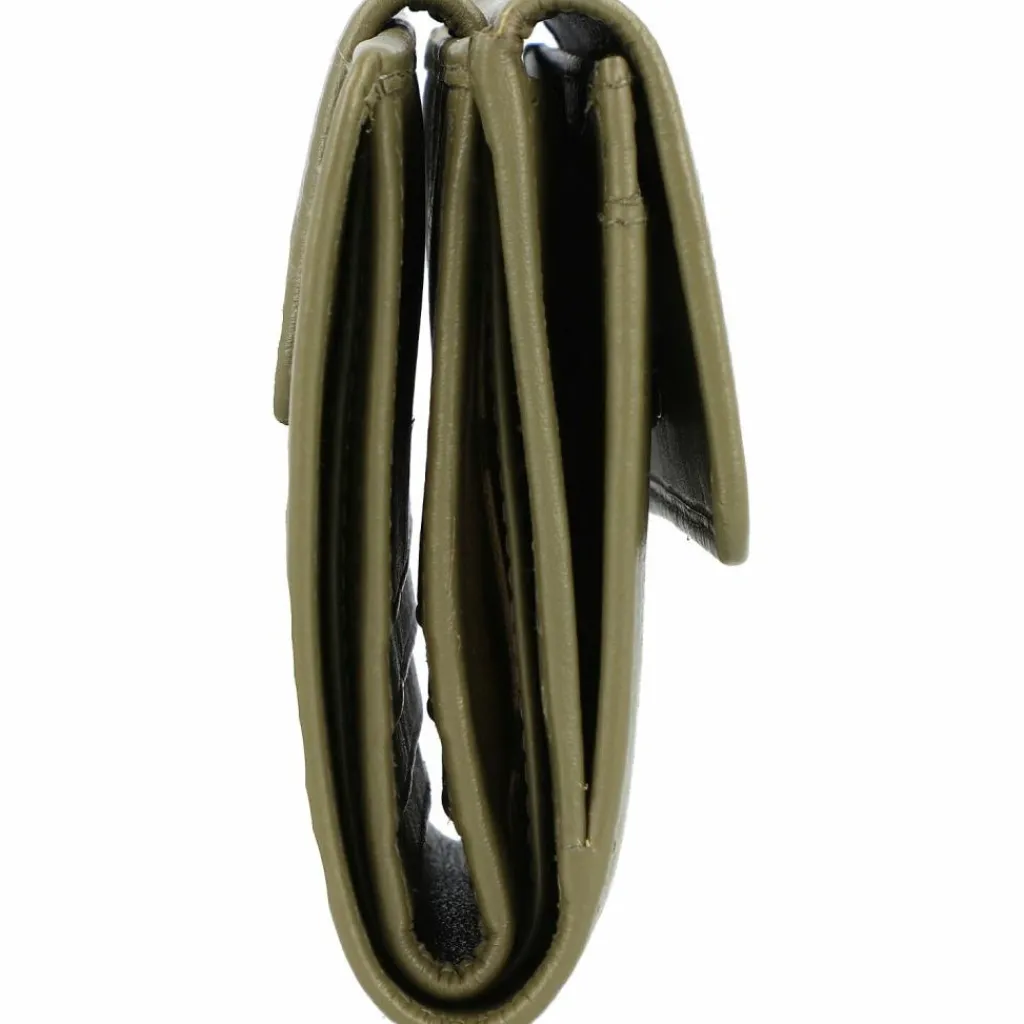 Esquire Damengeldbörsen Querformat<Peru Geldbörse RFID Leder 10 cm olive