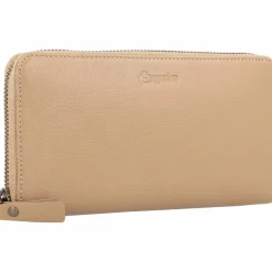 Esquire Damengeldbörsen Querformat<Peru Geldbörse RFID Leder 19 cm taupe