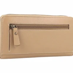 Esquire Damengeldbörsen Querformat<Peru Geldbörse RFID Leder 19 cm taupe