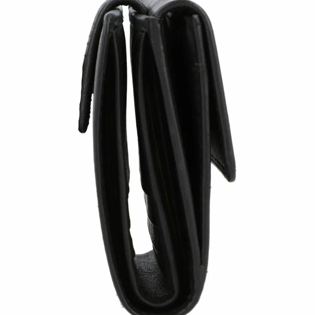 Esquire Damengeldbörsen Querformat<Peru Geldbörse RFID Leder 10 cm schwarz