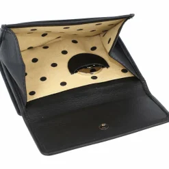 Esquire Damengeldbörsen Querformat<Peru Geldbörse RFID Leder 10 cm schwarz