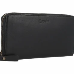 Clearance Esquire Peru Geldbörse RFID Leder 19 cm schwarz