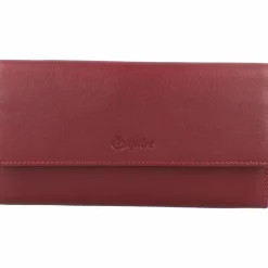 Esquire Damengeldbörsen Querformat<Peru Geldbörse RFID Leder 18,5 cm rot