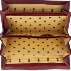 Esquire Damengeldbörsen Querformat<Peru Geldbörse RFID Leder 18,5 cm rot