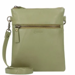 Esquire Peru Umhängetasche Leder 17 cm olive