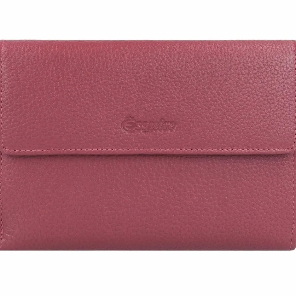 Esquire Damengeldbörsen Querformat<Primavera Geldbörse Leder 14 cm rot