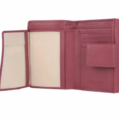 Esquire Damengeldbörsen Querformat<Primavera Geldbörse Leder 14 cm rot